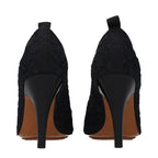 Black Fabric Pumps
