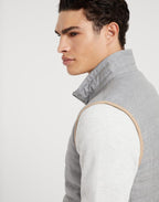 Multicolor Wool Sleveless Jacket