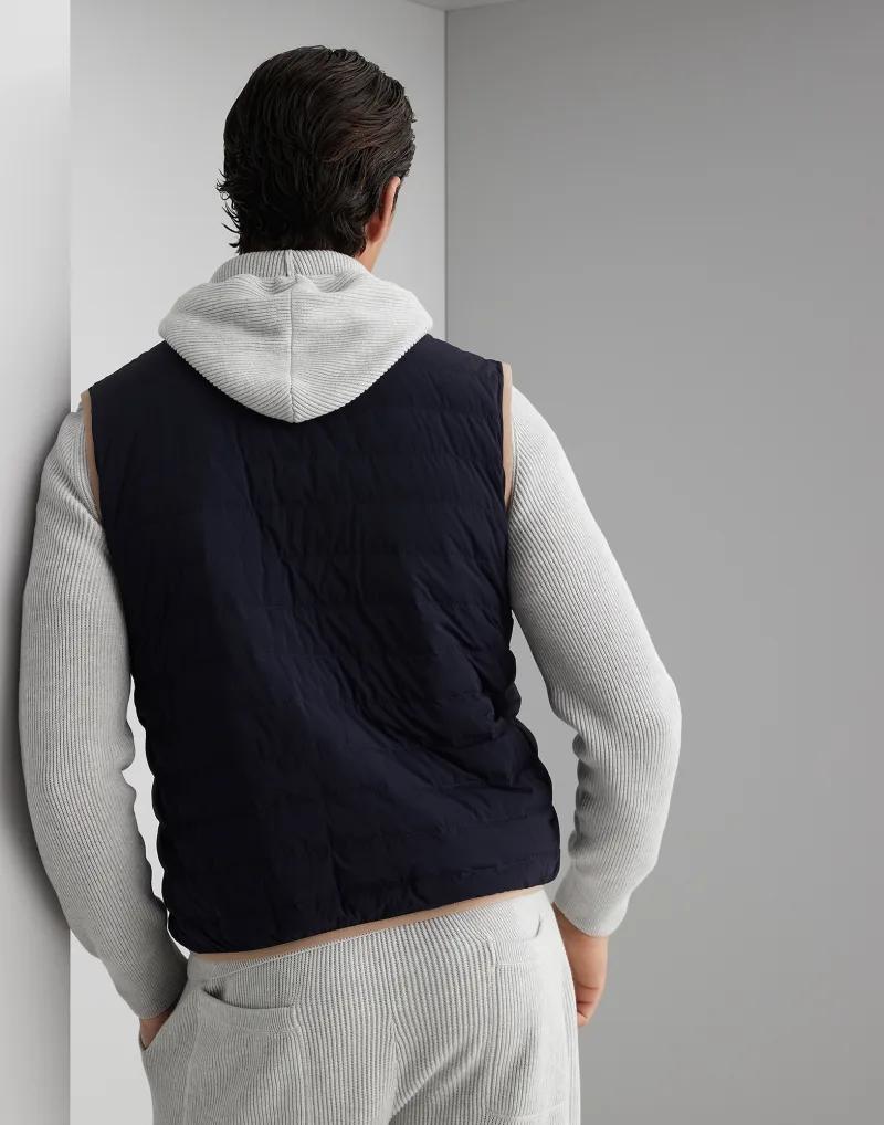 Multicolor Polyamide Sleveless Jacket