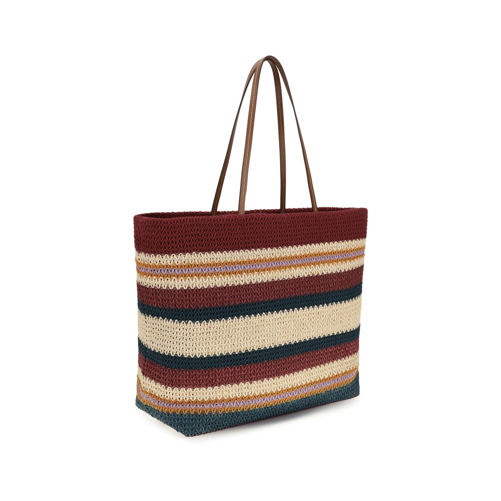 Multicolor Cotton Shoulder Bag