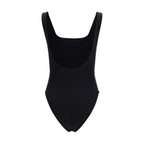 Black Polyamide One-Piece Swimsuit
