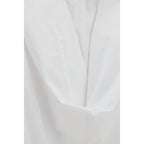 White Cotton Casual Dress