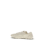 Beige Calf Leather Bos Taurus Sneakers