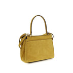 Beige Calf Leather Bos Taurus Handbag