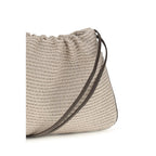 Beige Cotton Handbag