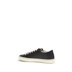 Black Calf Leather Bos Taurus Low Top Sneakers