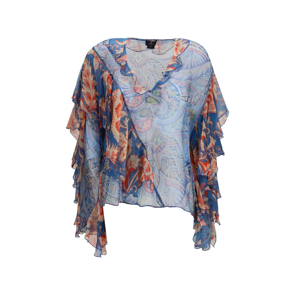 Multicolor Silk Pattern Shirt