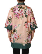 Pink Floral Cotton Button Front Shirt Top