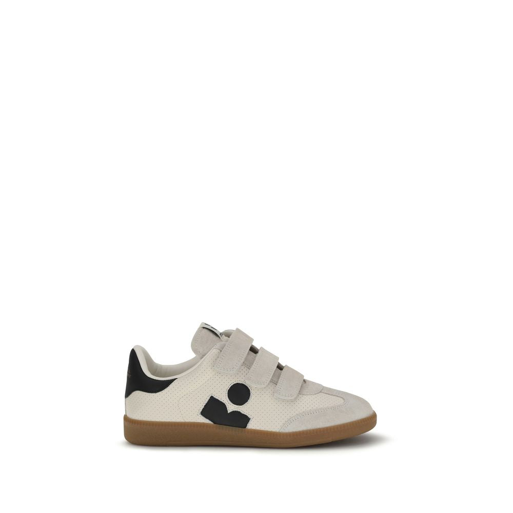Beige Calf Leather Bos Taurus Low Top Sneakers