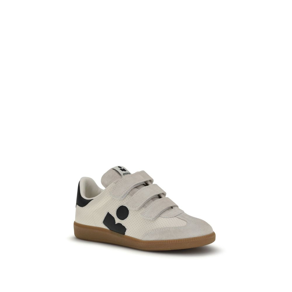 Beige Calf Leather Bos Taurus Low Top Sneakers
