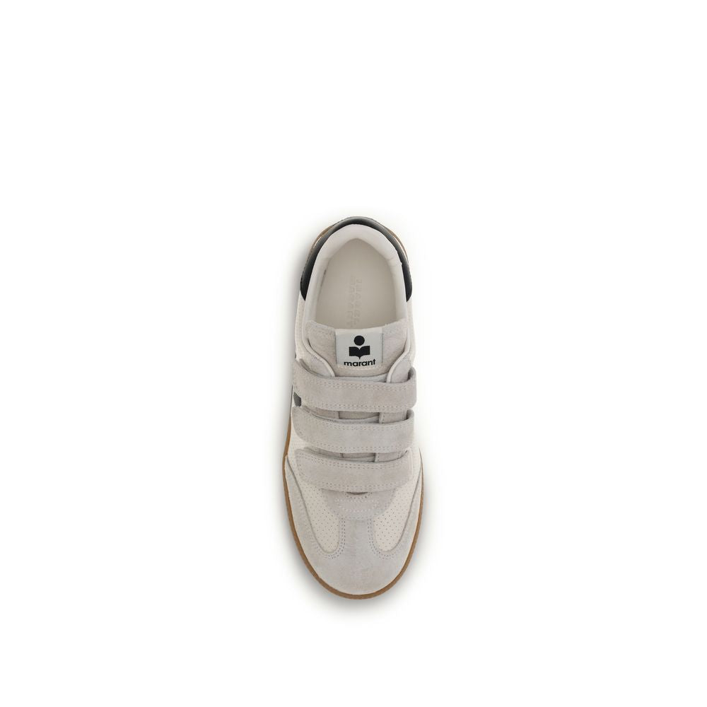 Beige Calf Leather Bos Taurus Low Top Sneakers