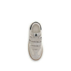 Beige Calf Leather Bos Taurus Low Top Sneakers