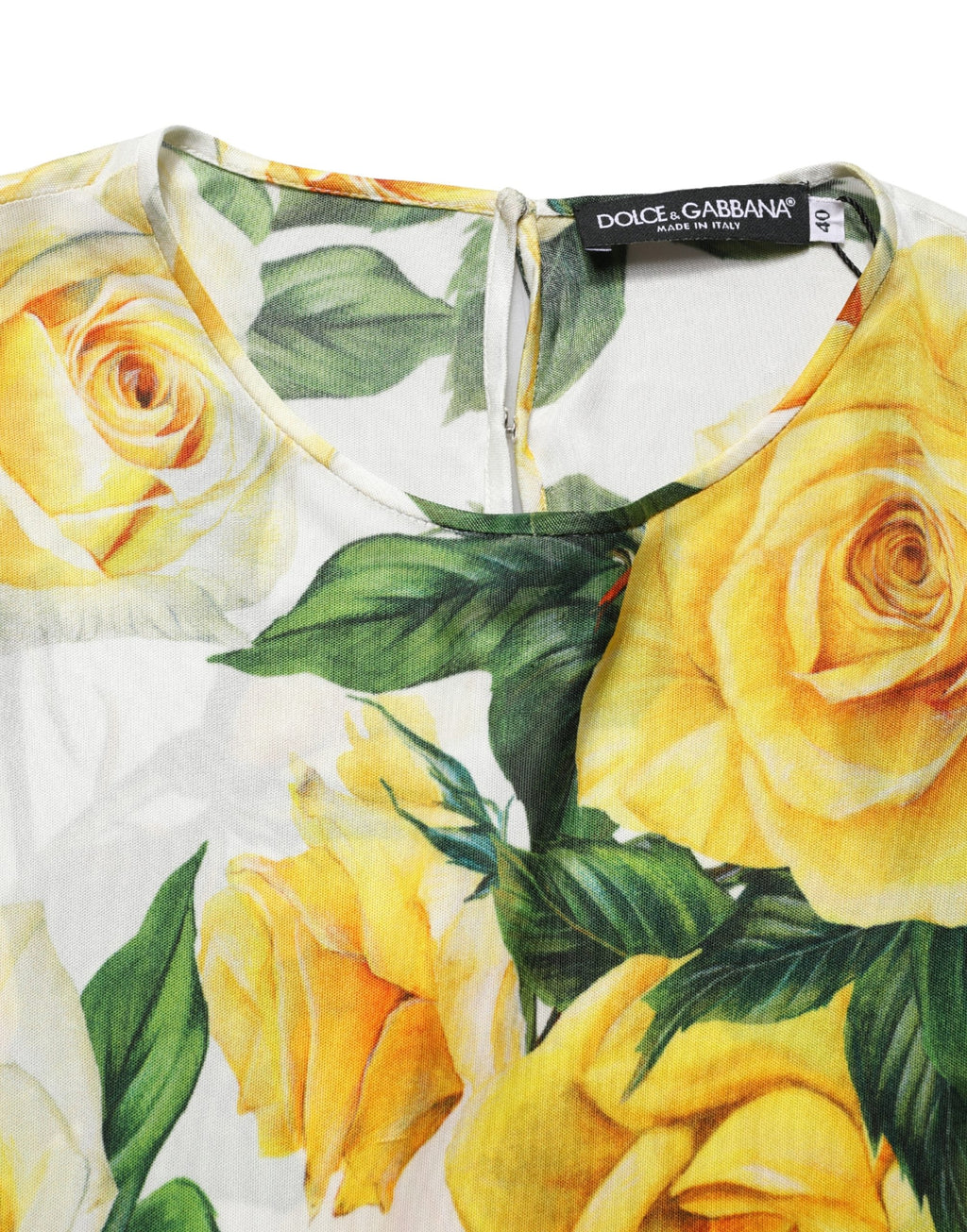 Yellow Rose Floral Long Sleeves Blouse Top