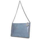 Light Blue Leather Shoulder Bag
