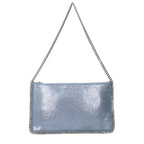 Light Blue Leather Shoulder Bag