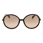 Brown Stainless Steel Sunglasses