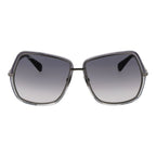 Gray Metal Sunglasses