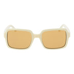 Beige Plastic Sunglasses