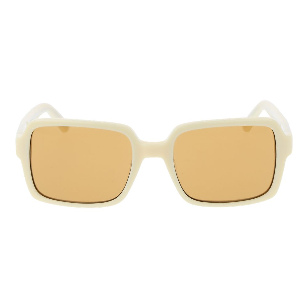 Beige Plastic Sunglasses