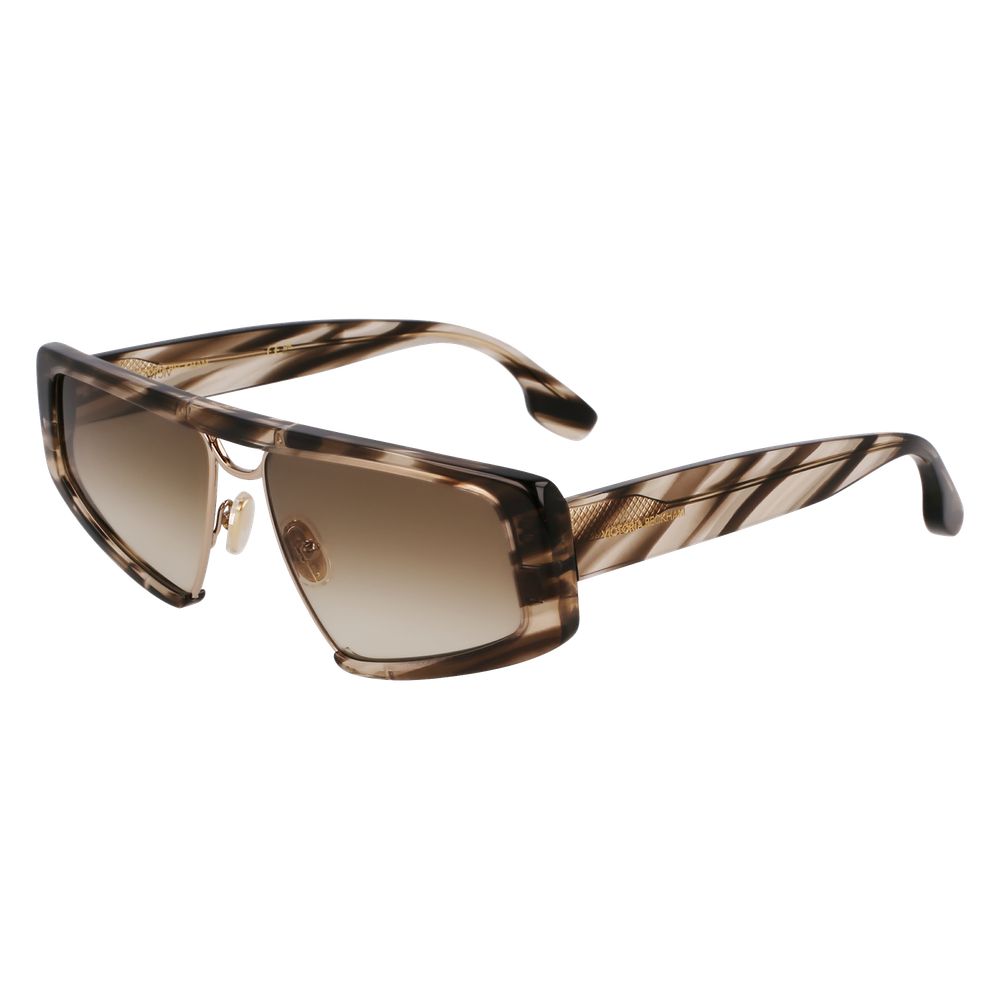Brown Metal & Plastic Sunglasses