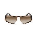 Brown Metal & Plastic Sunglasses