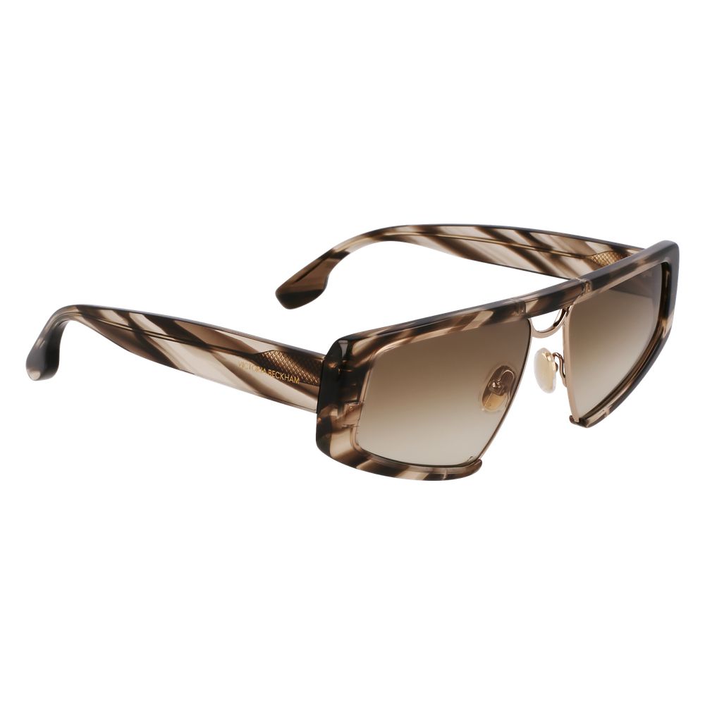 Brown Metal & Plastic Sunglasses