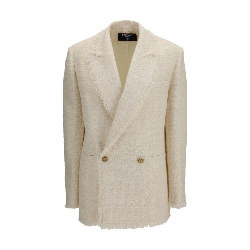Beige Polyester Jackets And Coat