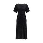 Black Linen Cocktail Dress