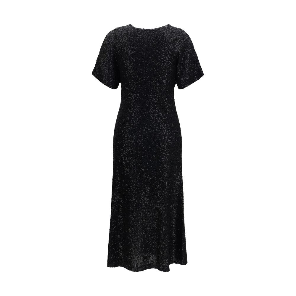 Black Linen Cocktail Dress