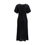 Black Linen Cocktail Dress