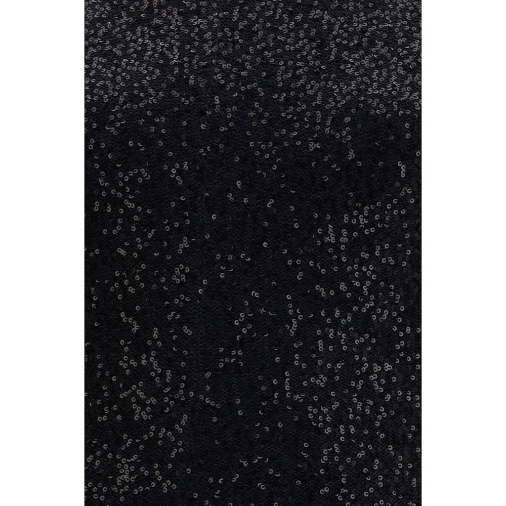 Black Linen Cocktail Dress