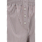 Multicolor Cotton Bermuda Shorts