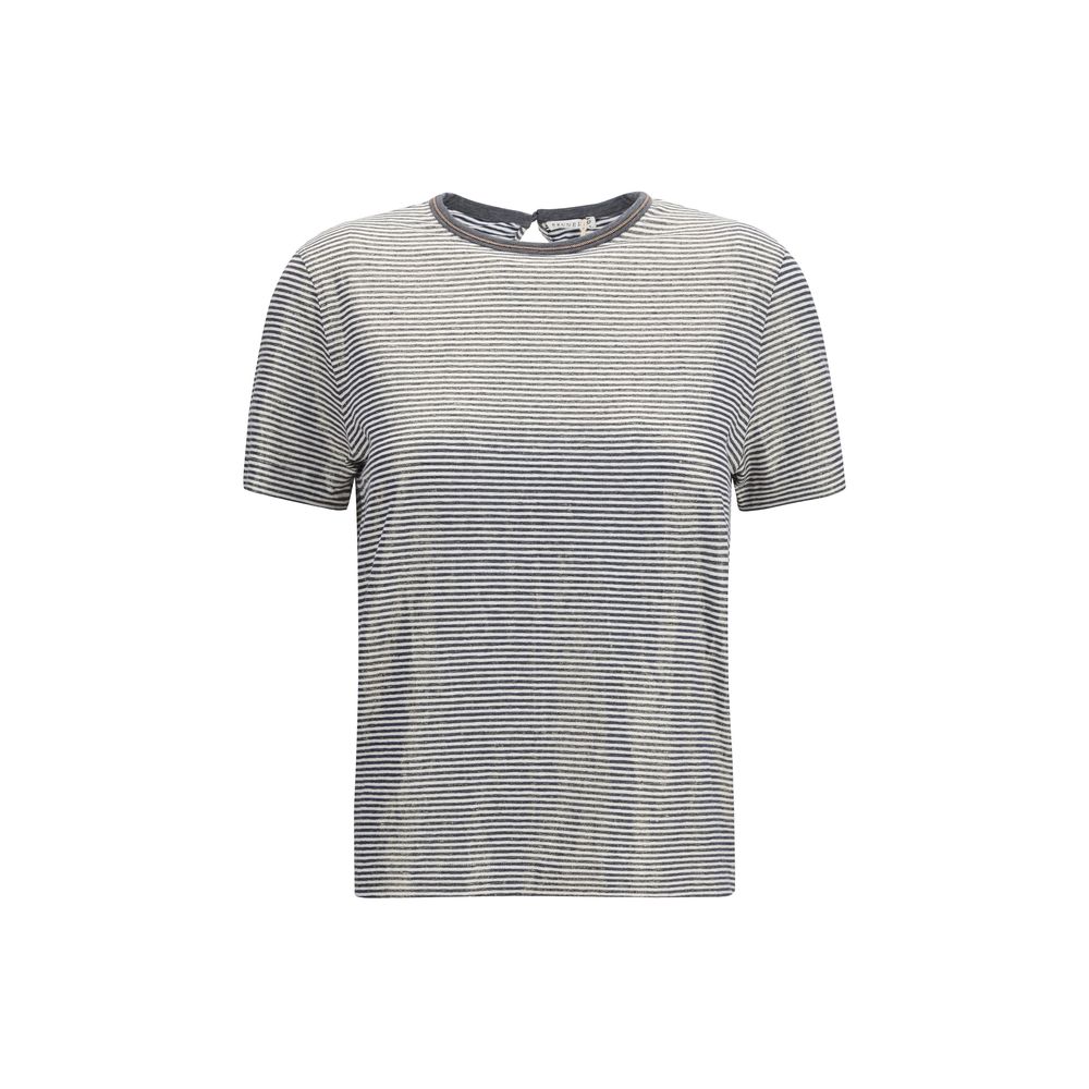 Multicolor Linen T-Shirt