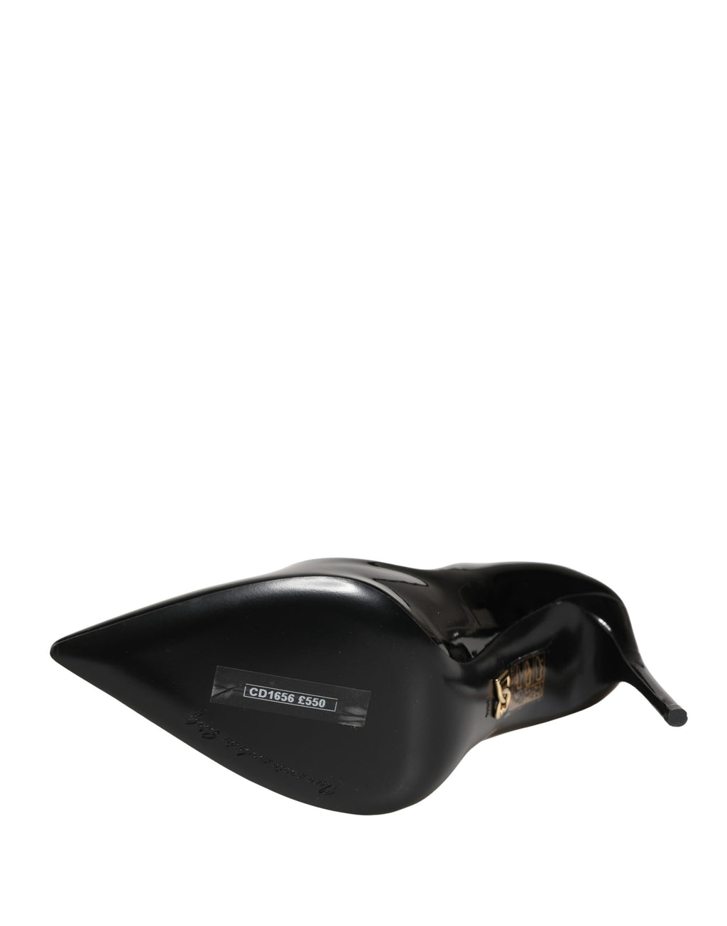 Black Calf Leather Stiletto Heels Pumps Shoes