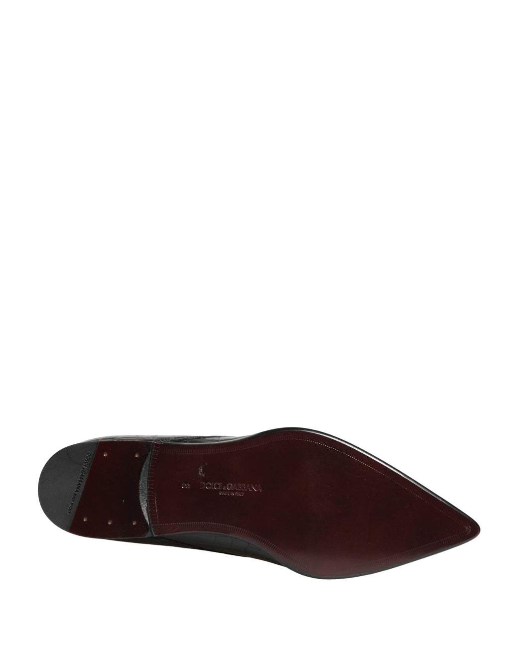 Black Exotic Leather Derby Men Dress Shoes