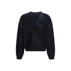Black Cotton Sweatshirt