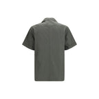 Gray Cotton Shortsleeve Shirt