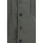 Gray Cotton Shortsleeve Shirt