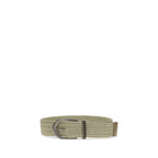 Beige Linen Regular Belt