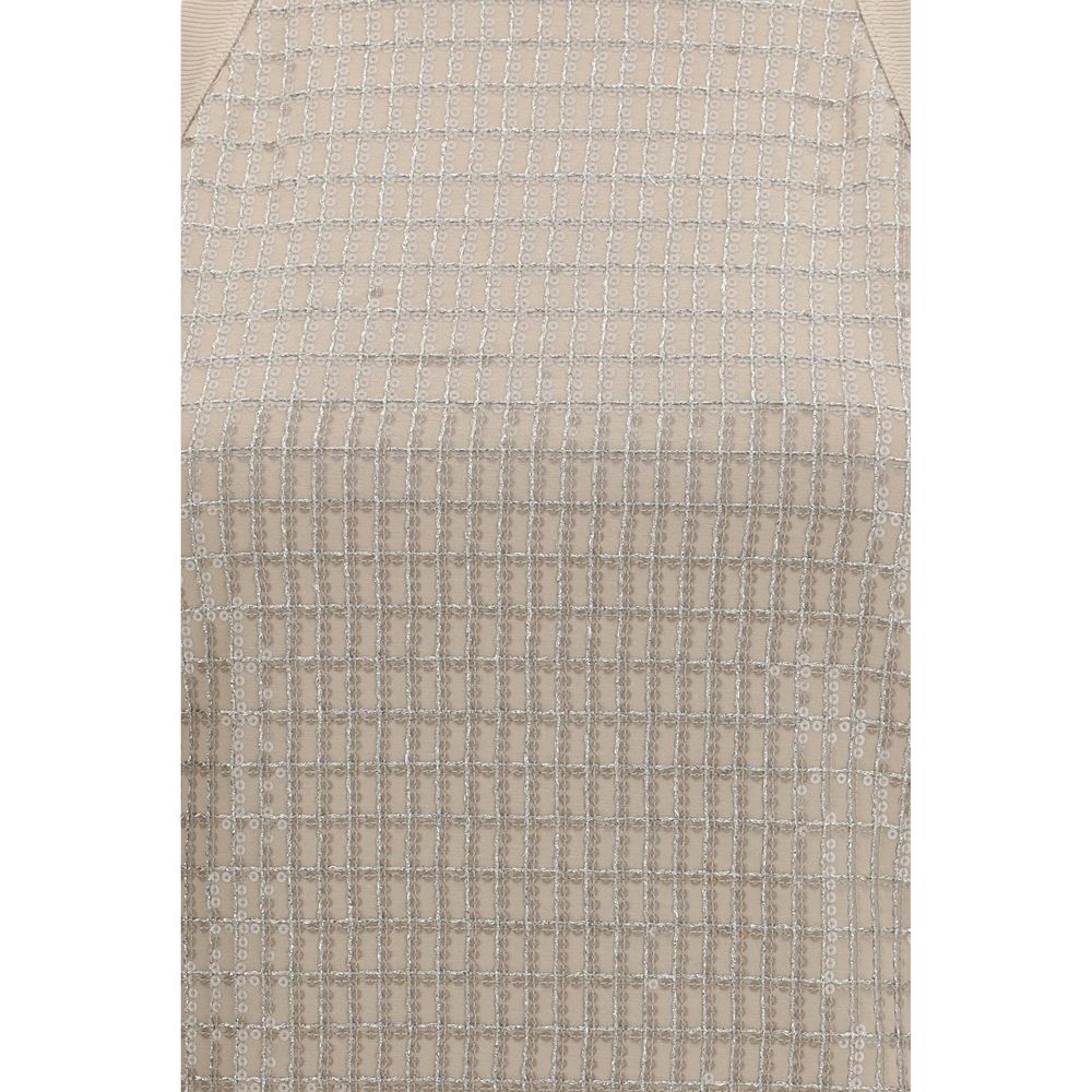 Beige Cotton T-Shirt