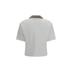 White Cotton Polo Shirt