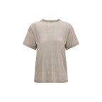 Beige Linen T-Shirt