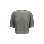 Bicolor Linen Sweatshirt