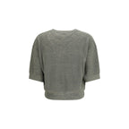 Bicolor Linen Sweatshirt