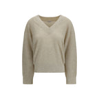 Beige Linen Sweatshirt