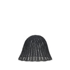 Black Raffia Hat