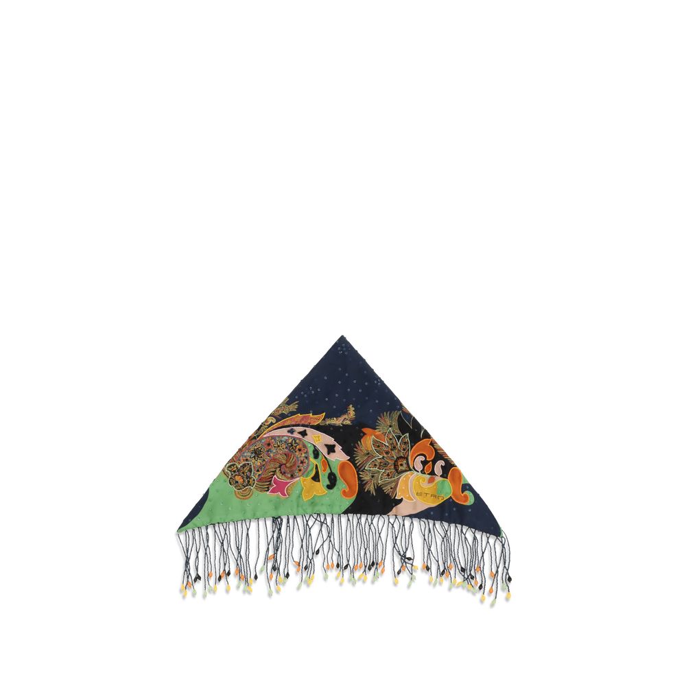 Multicolor Silk Scarf