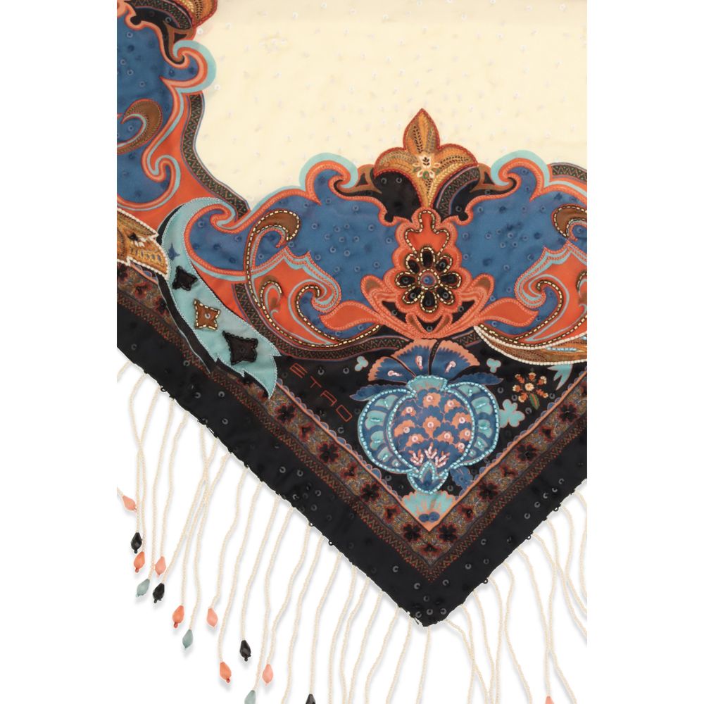 Multicolor Silk Scarf