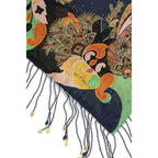 Multicolor Silk Scarf