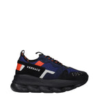 Blue Fabric Athletic Sneakers